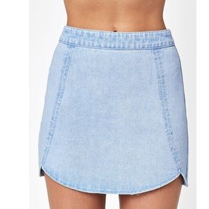 Denim Tulip Skirt